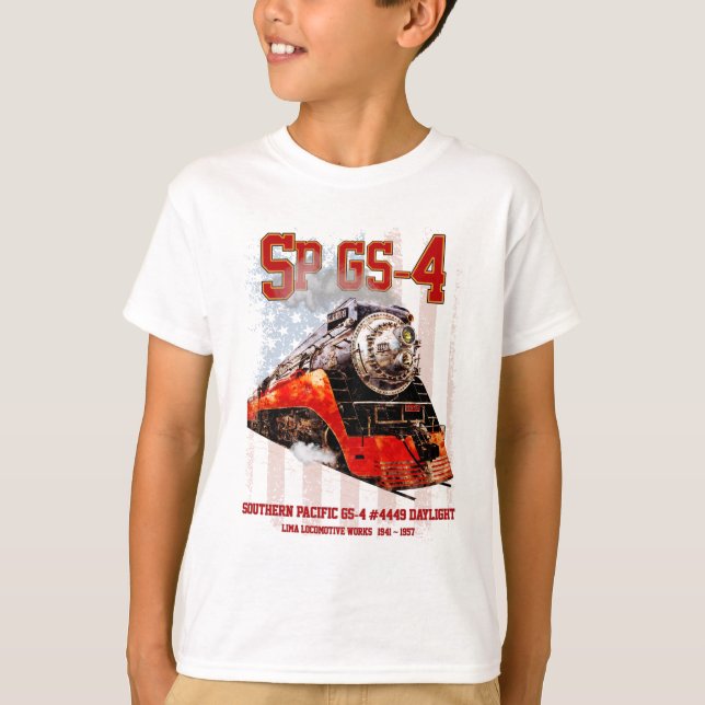 Classic Southern Pacific GS-4 Dampflokomotive T-Shirt (Vorderseite)