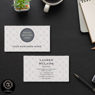 Classic Spanish Tile Branding Business Logo Visitenkarte