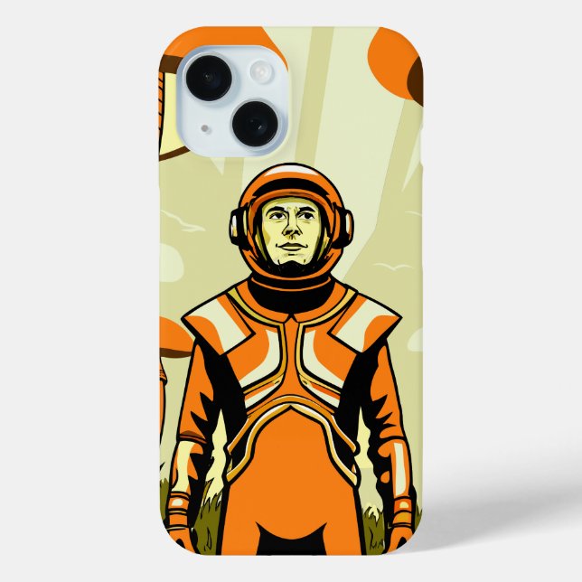 Classic Spider-Man with Dynamic Cosmic Background Case-Mate iPhone Hülle (Rückseite)