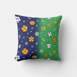 Classic Spider-Man with Dynamic Cosmic Background Kissen