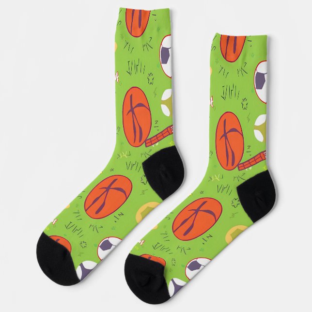 Classic Spider-Man with Dynamic Cosmic Background Socken (Linkes Detail)