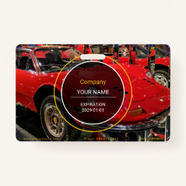 Classic Sports Car Abzeichen Ausweis