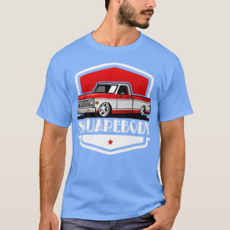 Classic Squarebody Lieferwagen Truck Lowered Autom T-Shirt