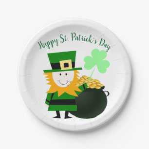 Classic St. Patrick's Day Party Paper Plate Pappteller