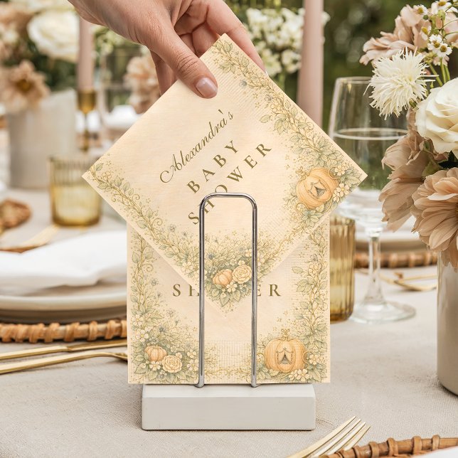 Classic Storybook Elegance Baby Shower Serviette (Von Creator hochgeladen)