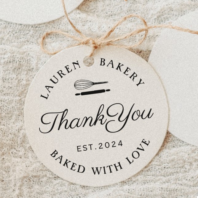 Classic Style Zuhause Bakery Logo Vielen Dank Permastempel (Von Creator hochgeladen)