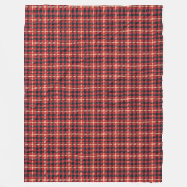 Classic Tartan Blanket für gemütliche Urlaubstage Fleecedecke (Vorderseite)
