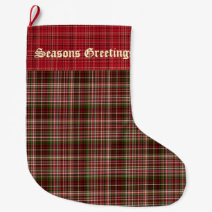 Classic Tartan Großer Weihnachtsstrumpf