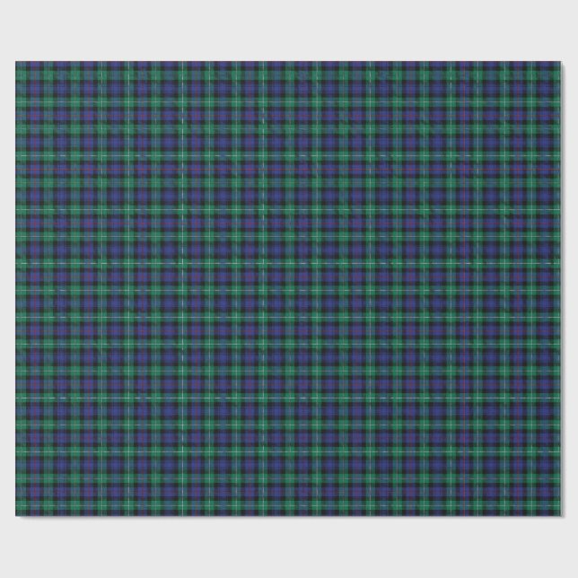 Classic tartan in blue geschenkpapier (Flach)