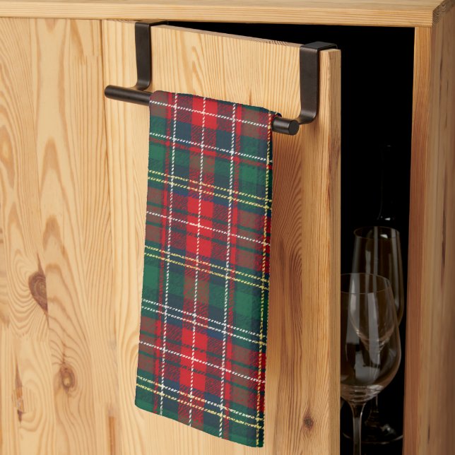 Classic Tartan Plaid Christmas Geschirrtuch (Drittel gefaltet)
