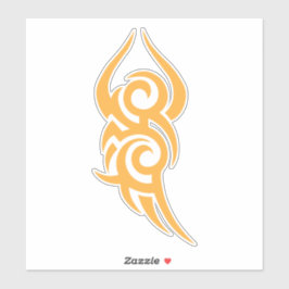 Classic Tattoo Inspired Line Art Design Aufkleber