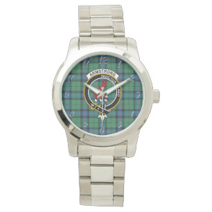 Classic Timeless Clan Armstrong Ancient Tartan Pla Armbanduhr