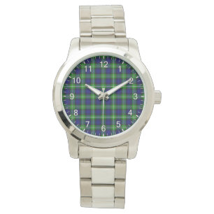 Classic Timeless Clan Bannerman Tartan Kariertes G Armbanduhr