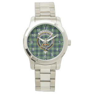 Classic Timeless Clan Blackadder Tartan Abzeichen Armbanduhr