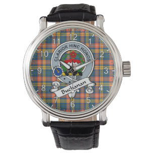 Classic Timeless Clan Buchanan Ancient Badge Tarta Armbanduhr