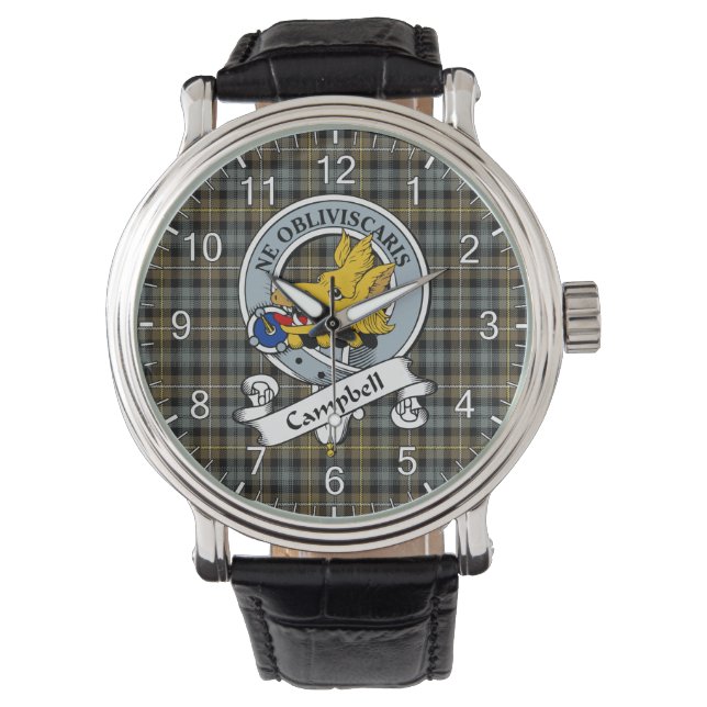 Classic Timeless Clan Campbell Argyll Weathered (C Armbanduhr (Vorderseite)