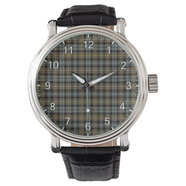 Classic Timeless Clan Campbell Argyll Weathered Ta Armbanduhr (Vorderseite)