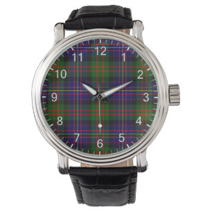 Classic Timeless Clan Chalmers Tartan Kariertes Ge Armbanduhr