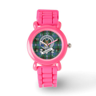 Classic Timeless Clan Davidson Ancient Abzeichen T Armbanduhr