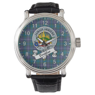 Classic Timeless Clan Douglas Abzeichen Tartan Wat Armbanduhr