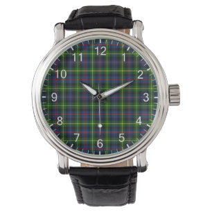 Classic Timeless Clan Farquharson Modern Tartan Armbanduhr