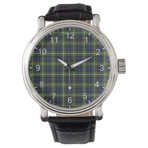 Classic Timeless Clan Ferguson Modern Tartan Karie Armbanduhr