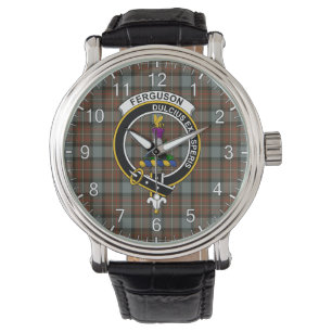 Classic Timeless Clan Ferguson Weathered Tartan Ba Armbanduhr