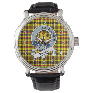 Classic Timeless Clan Jardine Yellow Abzeichen Tar Armbanduhr