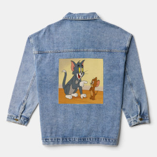 Classic Tom und Jerry Showdown Jeansjacke