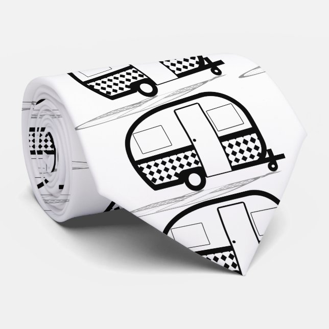 Classic Trailer Caravan Thunder_Cove Krawatte (Gerollt)