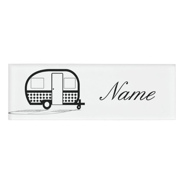Classic Trailer Caravan Thunder_Cove Namenschild (Vorderseite)