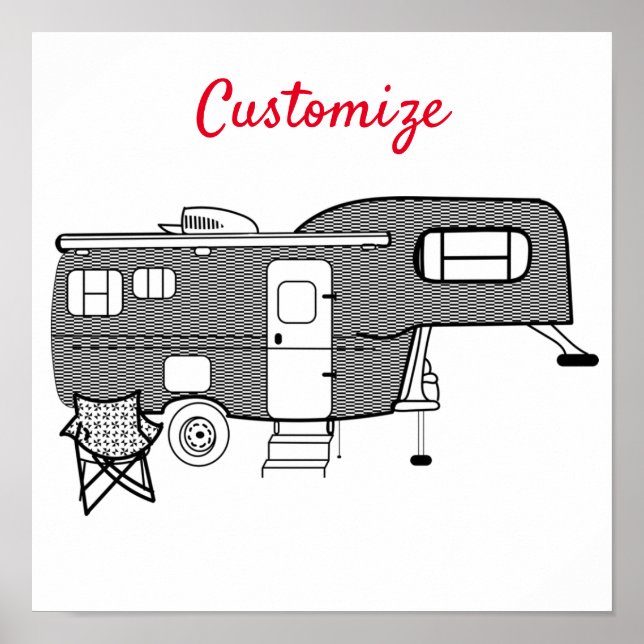 Classic Trailer Caravan Thunder_Cove Poster (Vorne)