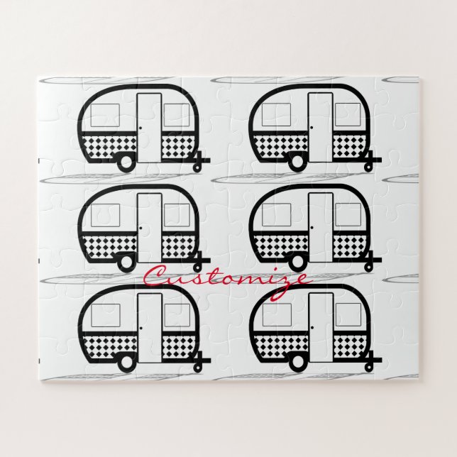 Classic Trailer Caravan Thunder_Cove Puzzle (Horizontal)