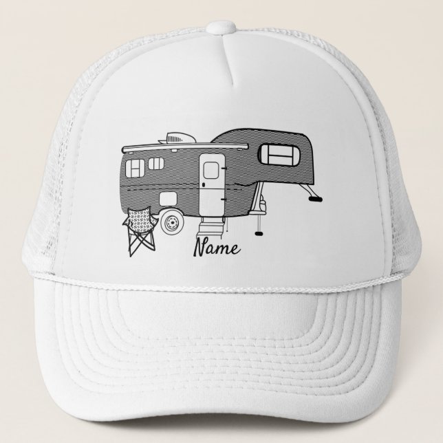Classic Trailer Caravan Thunder_Cove Truckerkappe (Vorderseite)