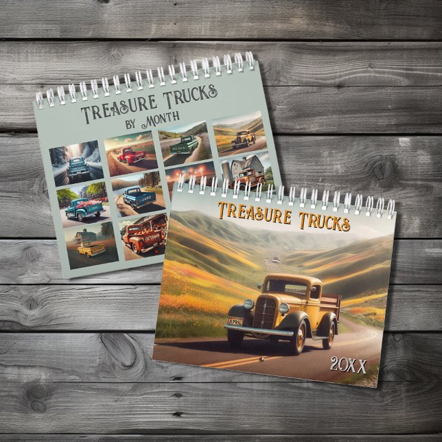Classic Treasure Trucks nach Monat Kalender (Von Creator hochgeladen)
