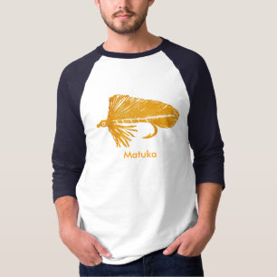 Classic Trout Fly Matuka rationer, fly fish, T-Shirt
