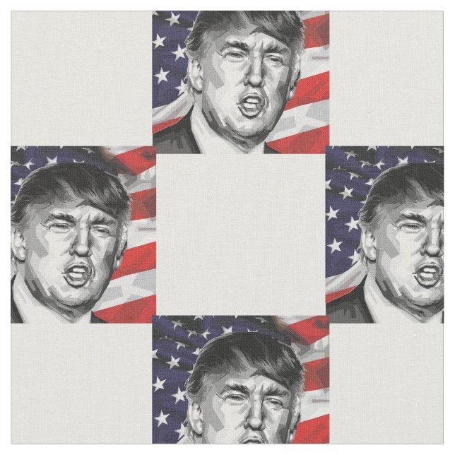 Classic Trump 2023 Fabric Stoff (Nahaufnahme)