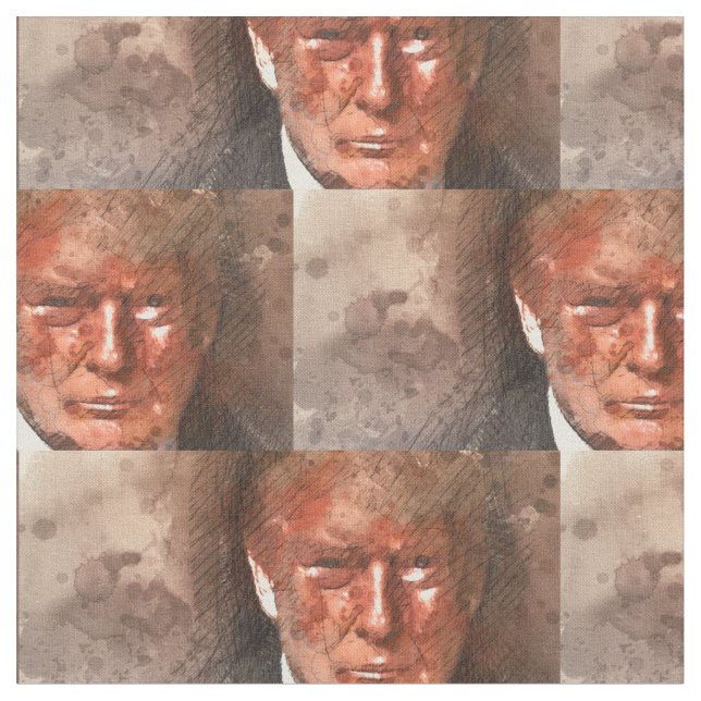 Classic Trump 2023 Fabric Stoff (Nahaufnahme)