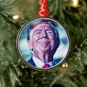 Classic Trump Ornament Aus Metall