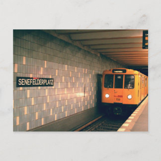 Classic U-Bahn @Senefelderplatz Postkarte