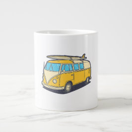 Classic Van Beach Trip Jumbo-Tasse