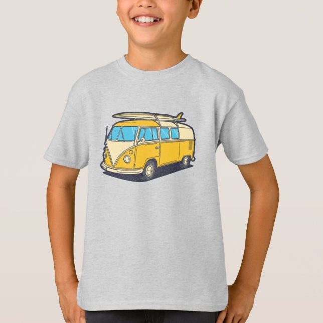 Classic Van Beach Trip T-Shirt (Vorderseite)