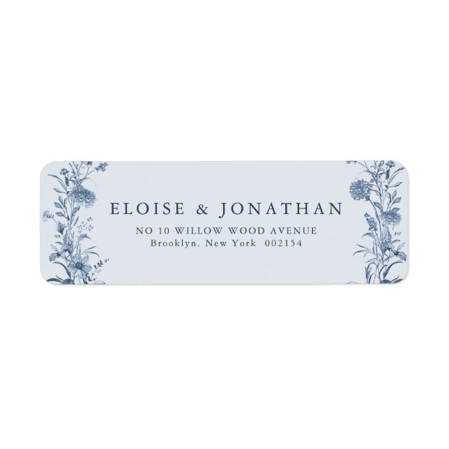 Classic Victorian Blue French Garden Chic Wedding (Vorne)