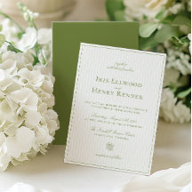 Classic Vintag Sage Green & Blue Wedding
