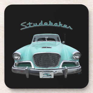 Classic Vintag Studebaker Silver Hawk 1959 Car Getränkeuntersetzer