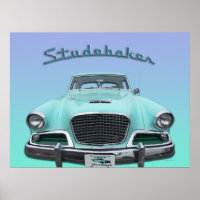Classic Vintag Studebaker Silver Hawk 1959 Car