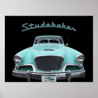 Classic Vintag Studebaker Silver Hawk 1959 Car