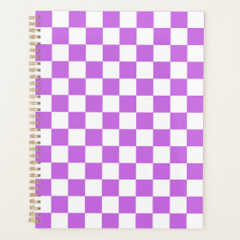 Classic visual magenta checkerboard planer