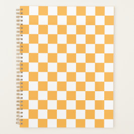 Classic visual peach checkerboard planer