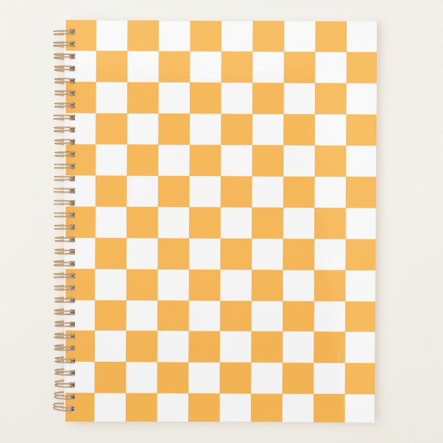 Classic visual peach checkerboard  planer (Vorderseite)